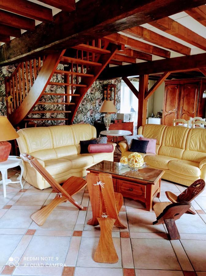 B&B Ferme De La Rouzannerie Pour 2 Ou Famille Lanneray Exterior foto